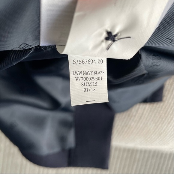 Banana Republic Ryan Fit Tailored Lightweight Wool Blazer Suit Jacket Navy - Picture 8 of 9